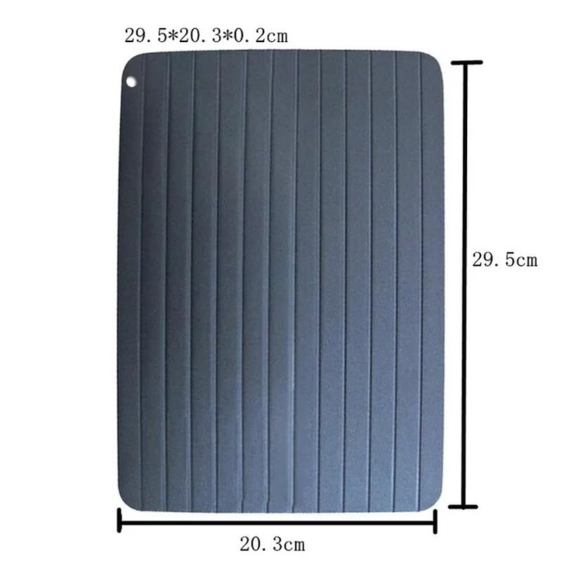 1Pcs Fast Defrost Tray Fast Thaw Frozen Food Meat Fruit Quick Defrosting Plate Board Defrost Tray Thaw Master Kitchen Gadgets