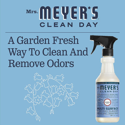 MRS. MEYER'S CLEAN DAY All-Purpose Cleaner Spray, Bluebell, 16 Fl. Oz - Pack of 3