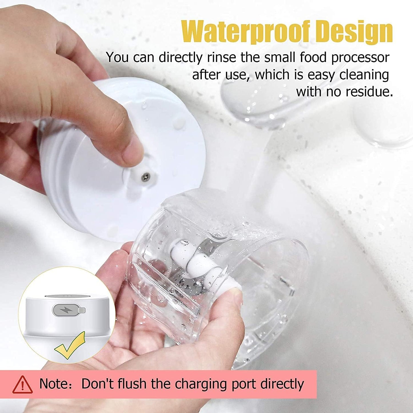 Electric Garlic Chopper, Ripamedar 45W Powerful Motor P