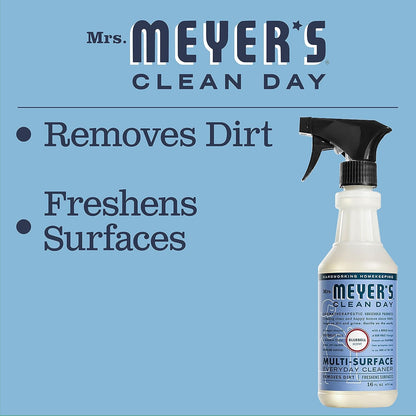 MRS. MEYER'S CLEAN DAY All-Purpose Cleaner Spray, Bluebell, 16 Fl. Oz - Pack of 3