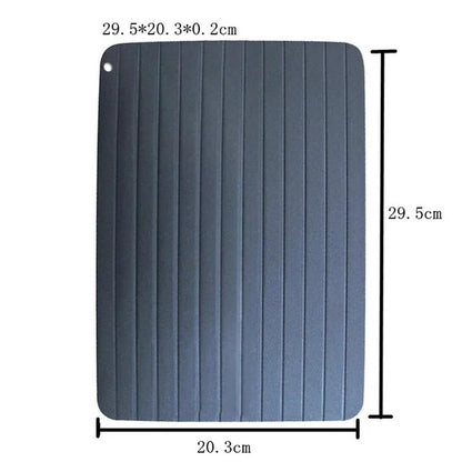 1Pcs Fast Defrost Tray Fast Thaw Frozen Food Meat Fruit Quick Defrosting Plate Board Defrost Tray Thaw Master Kitchen Gadgets
