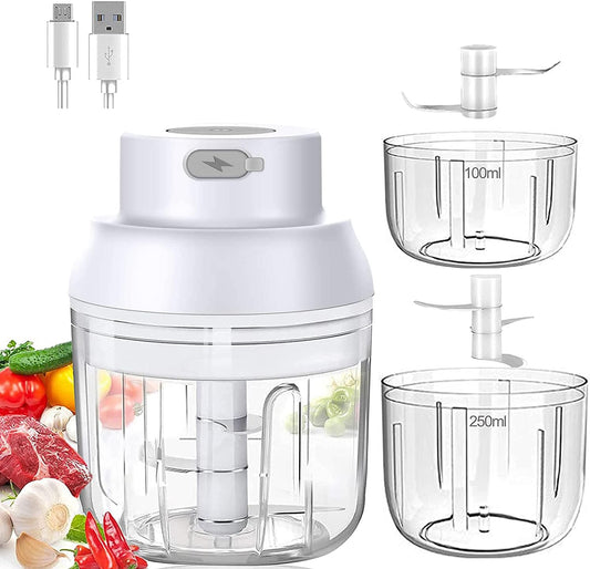 Electric Garlic Chopper, Ripamedar 45W Powerful Motor P